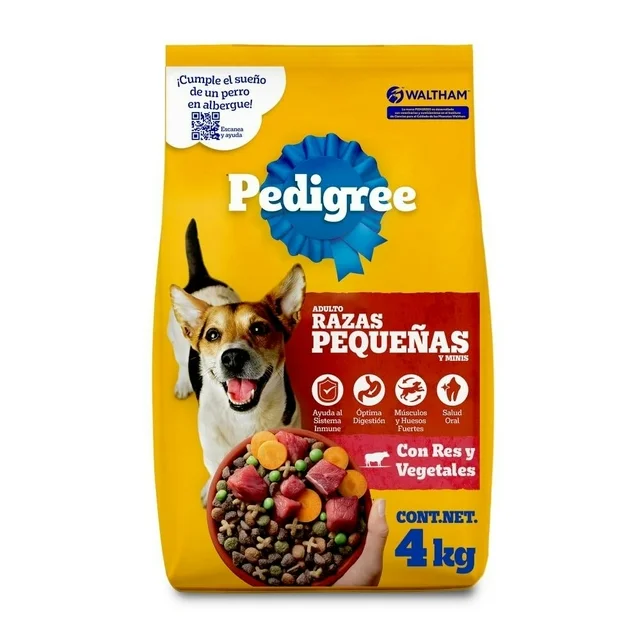 PEDIGREE-Adulto Raza Pequeñas Res y Veg. (20Kgs)